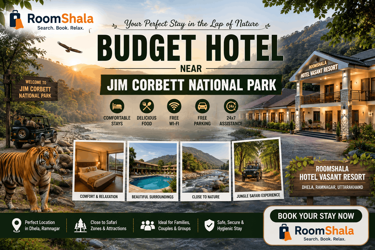 Budget Hotels Near Jim Corbett National Park: Best Hotels & Resorts for a Comfortable Stay